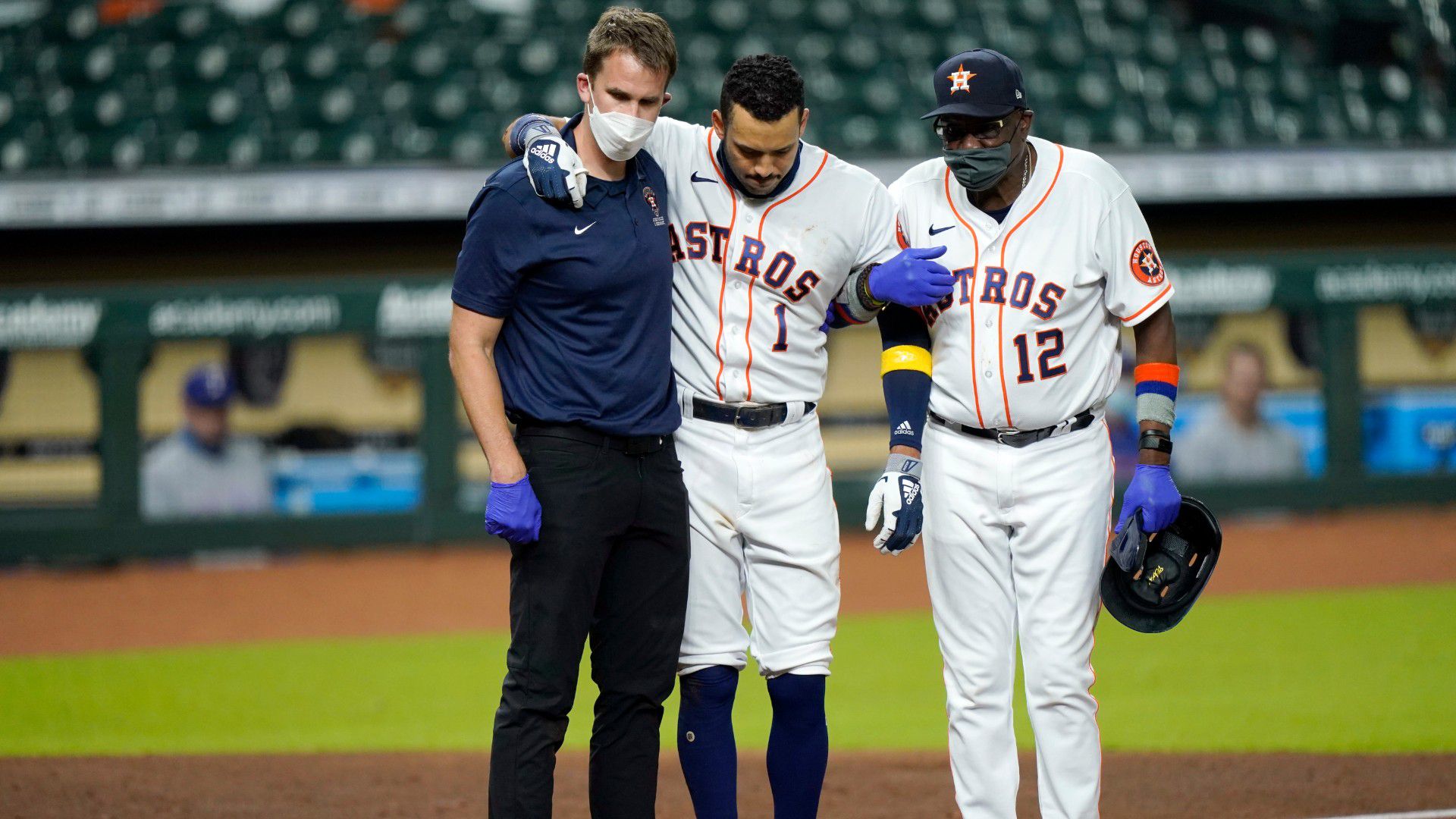 Springer and Maldonado homer, Astros beat Rangers but lose Correa