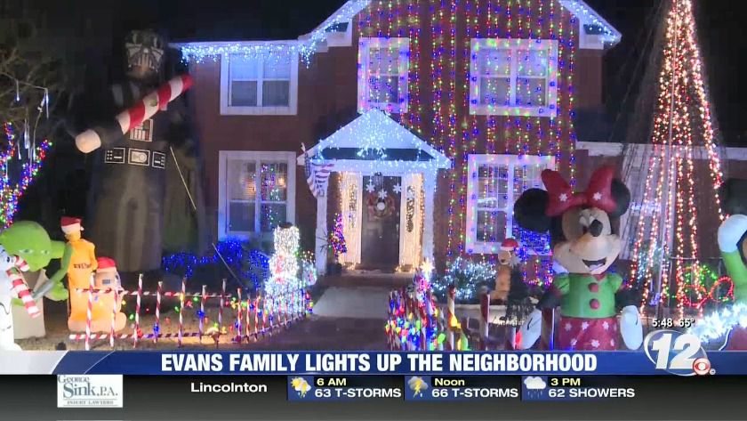 Homes Decorated For Christmas Augusta Ga 2022 Evans Man Lights Up The Night With Giant, Homemade Christmas Display  Outside His Home Each Year