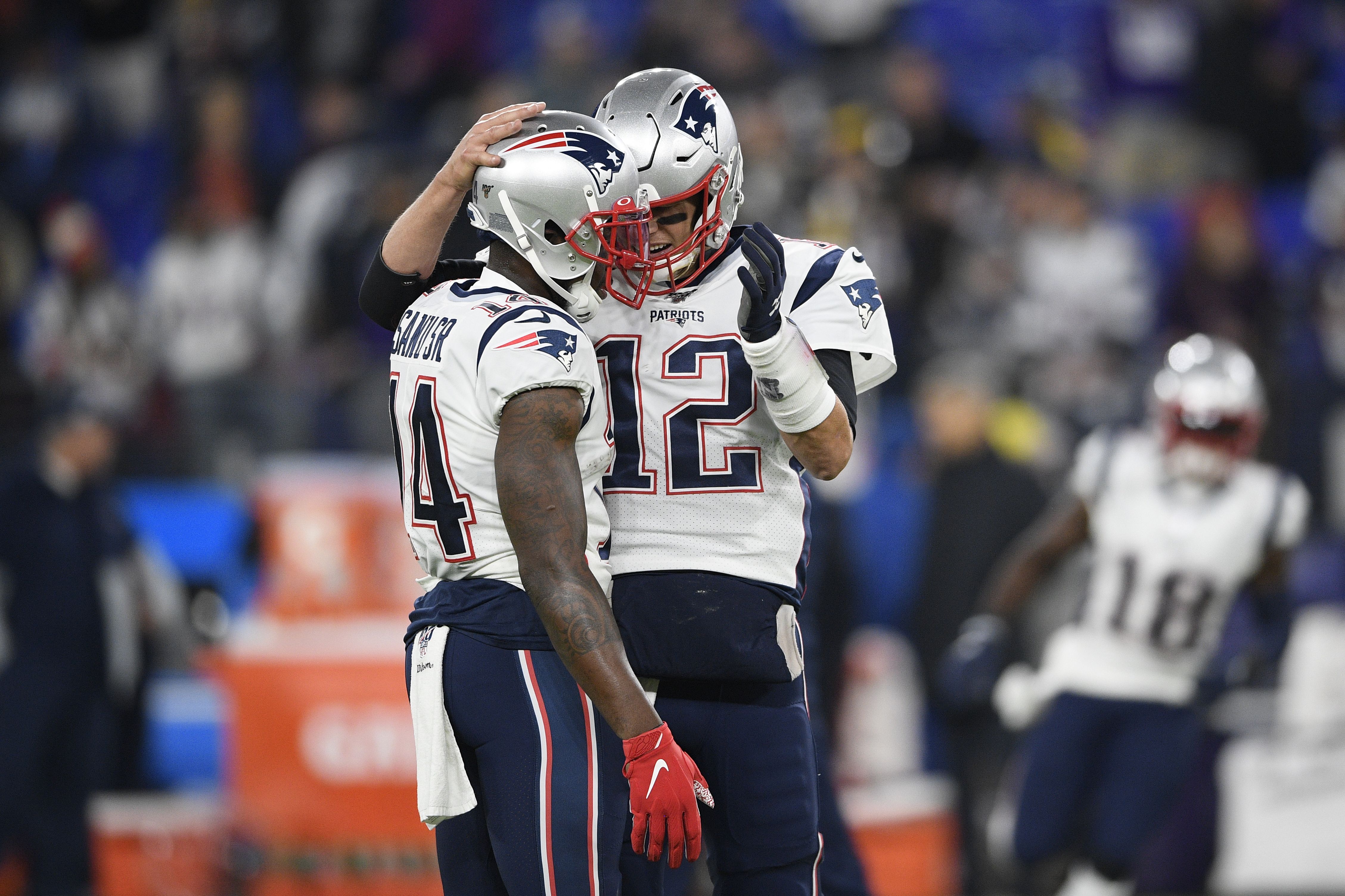 Tom Brady's chemistry with Mohamed Sanu a silver lining in New England  Patriots' loss to Baltimore Ravens 