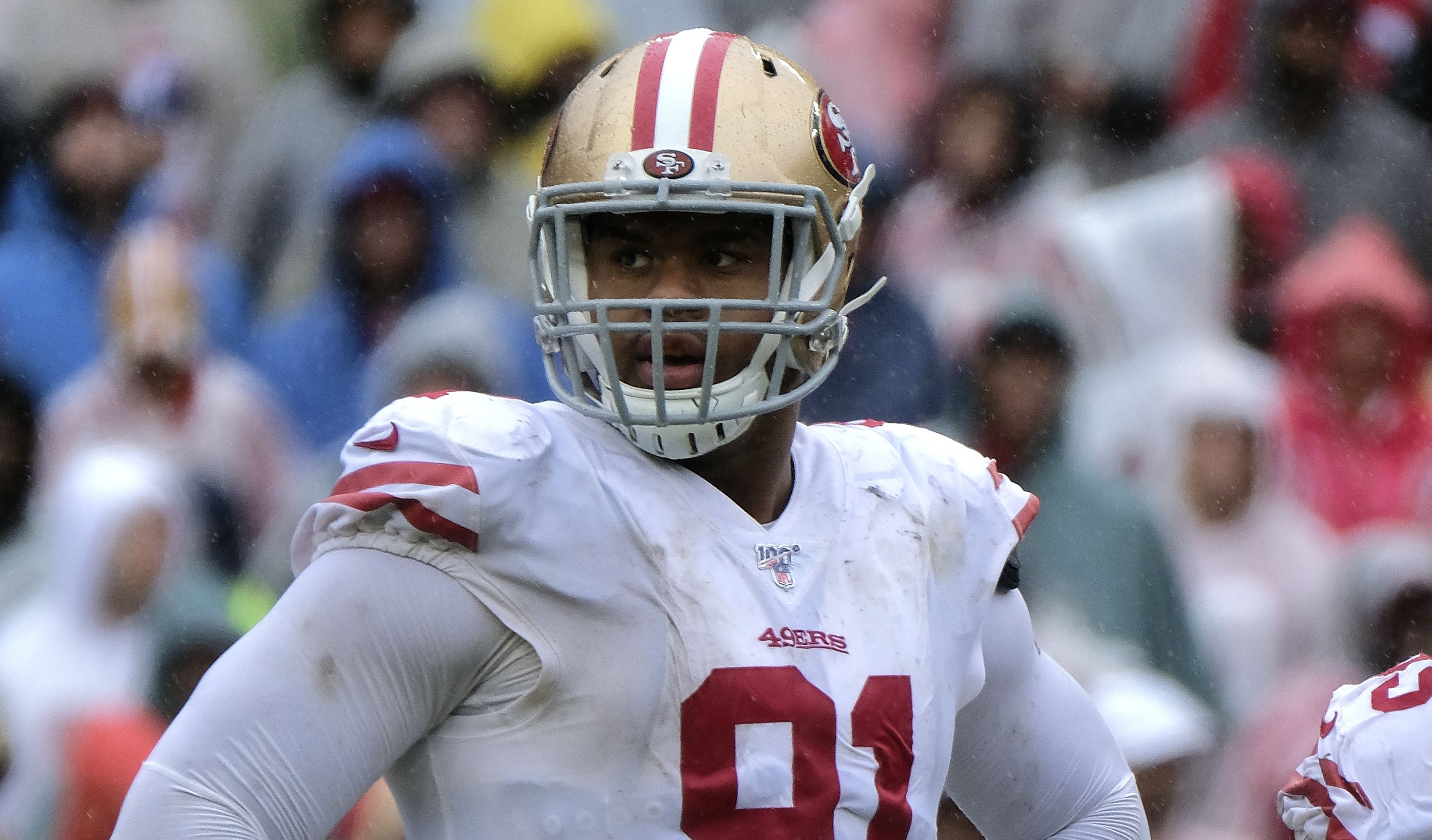 Former Oregon Duck Arik Armstead feasting on quarterbacks during