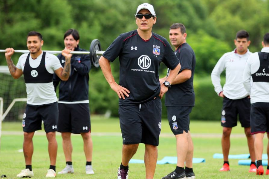 Mario Salas durante pretemporada en Buenos Aires.