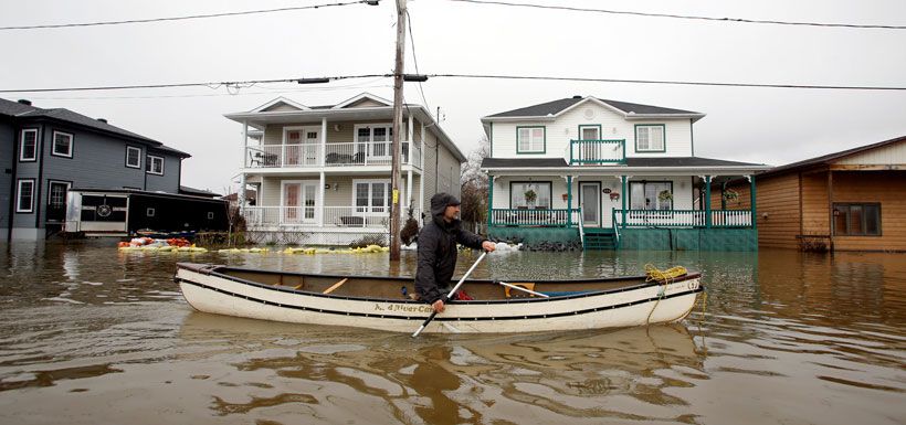 inundación canadá