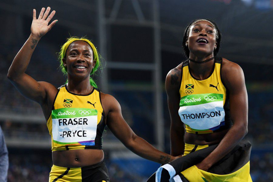 Elaine Thompson y Shelly-Ann Fraser-Pryce