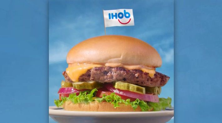 IHOP has renamed itself IHOb: International House of Burgers