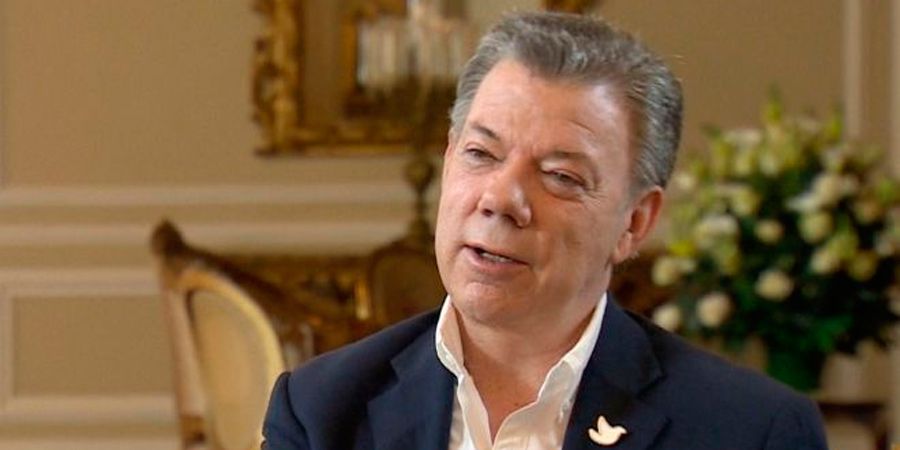 Presidente de Colombia, Juan Manuel Santos.