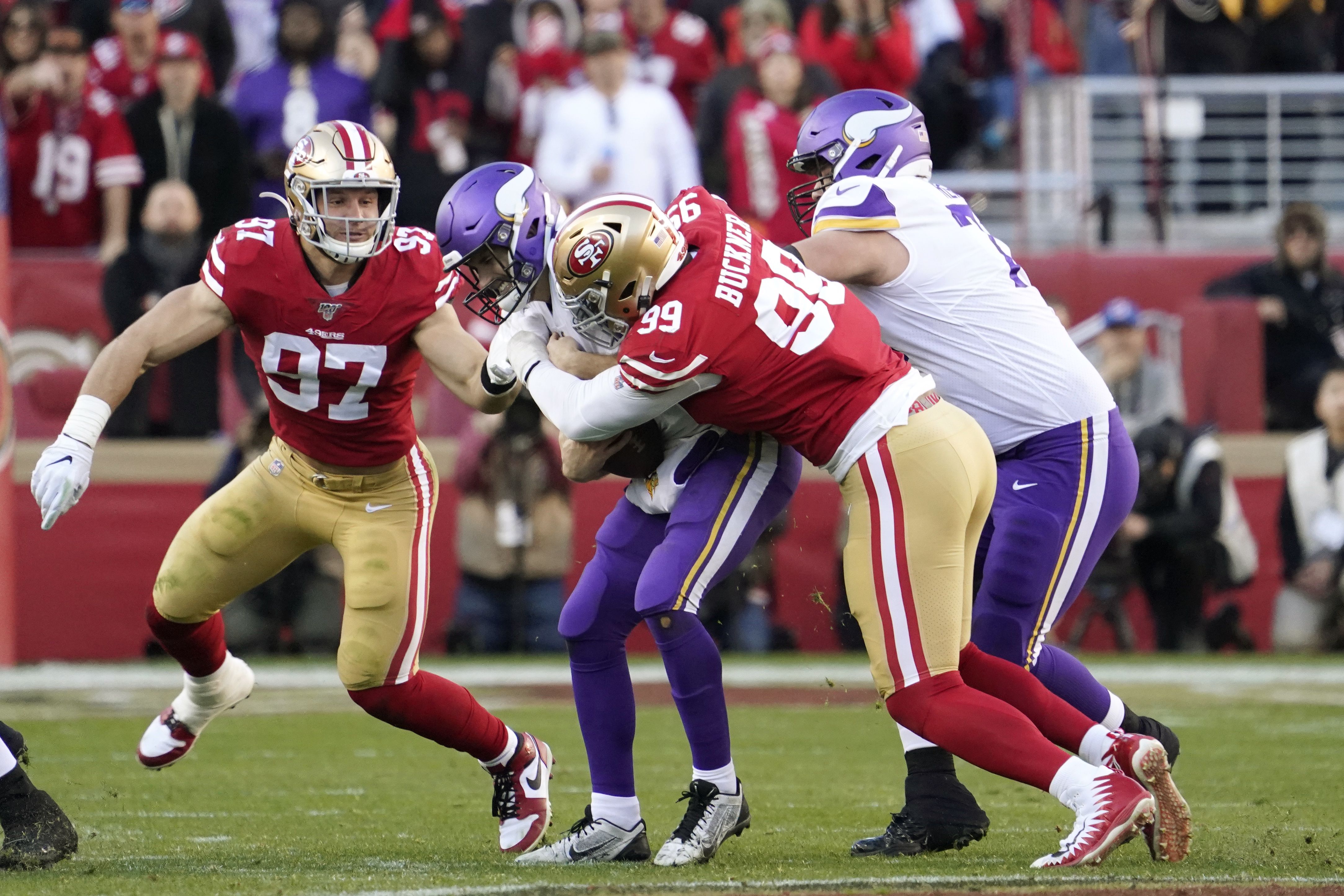 Defense carries the San Francisco 49ers back to the NFC title game