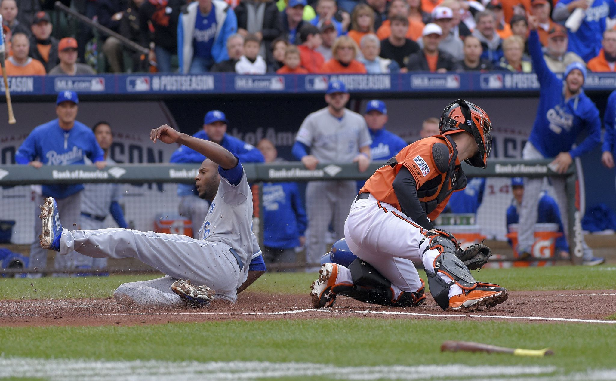 With bat and glove, Lorenzo Cain leads Royals to win over Orioles