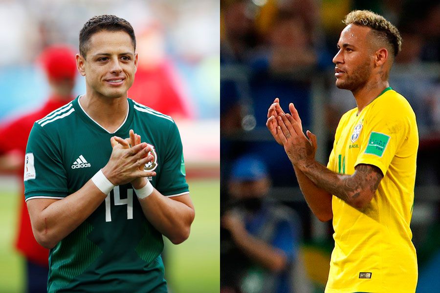 Neymar, Javier Hernández