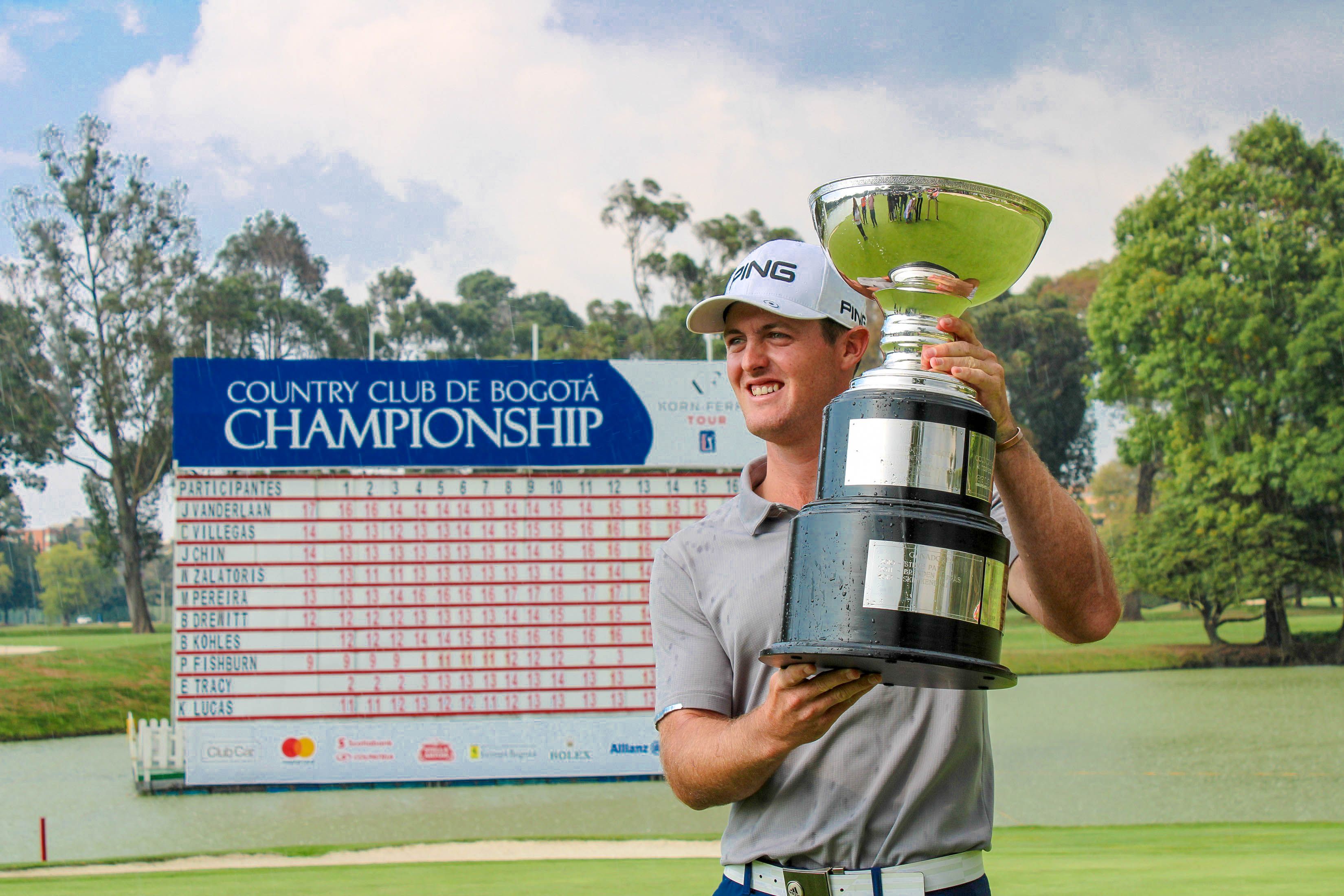 Guillermo Pereira, ganador del Bogotá Championship.