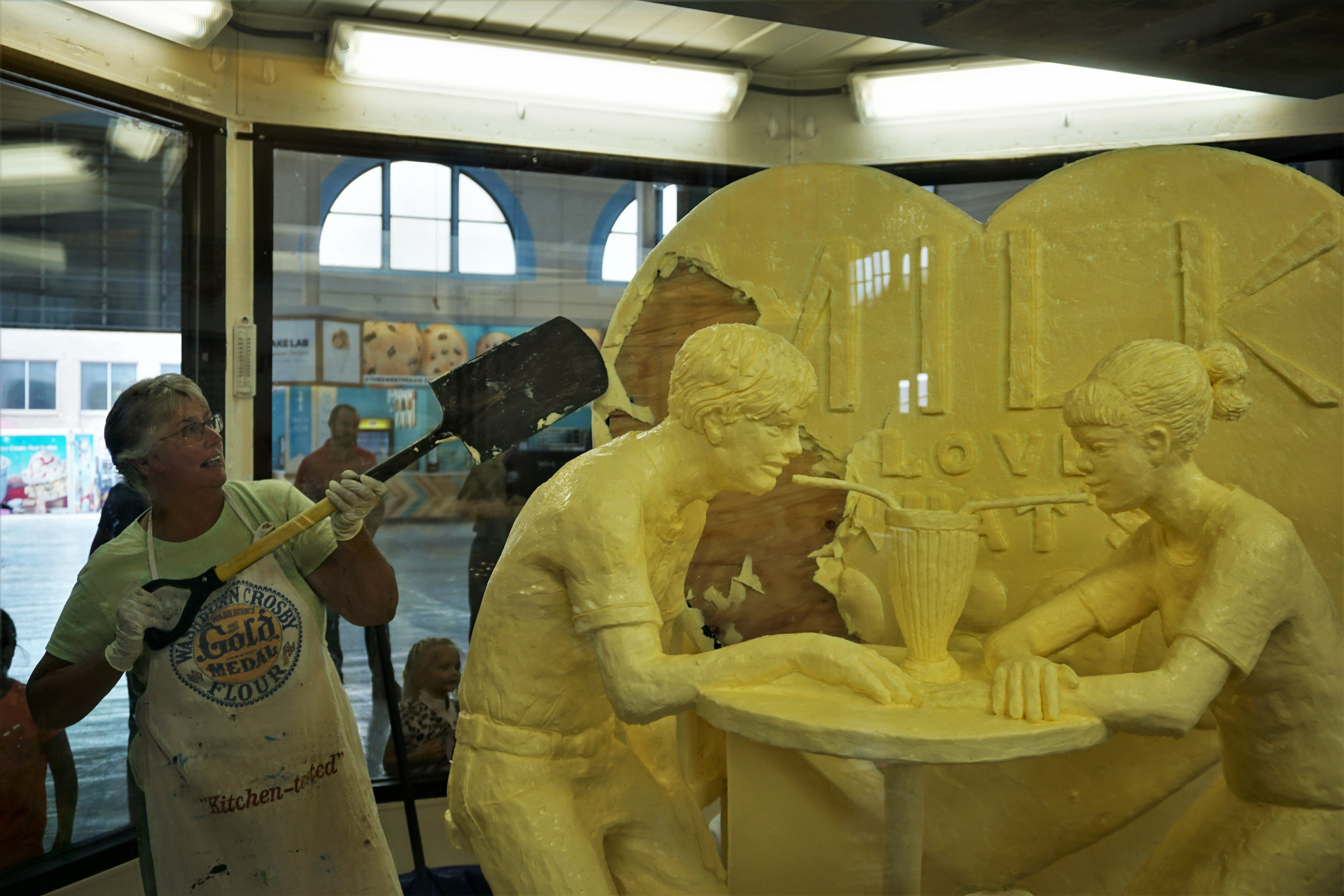 Bye butter! Watch butter sculpture dismantled after 2019 NYS Fair