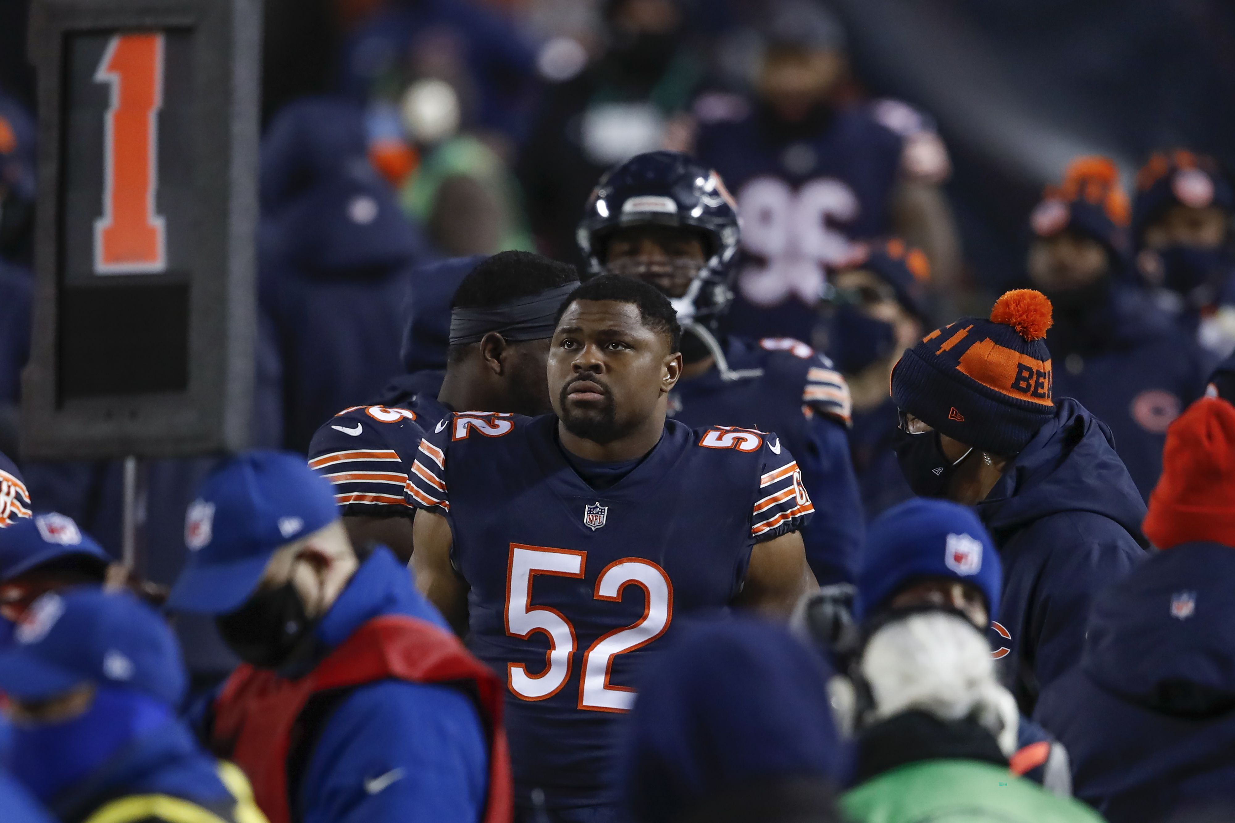 Week 8: Khalil Mack, Matt Nagy ruled out for Chicago Bears