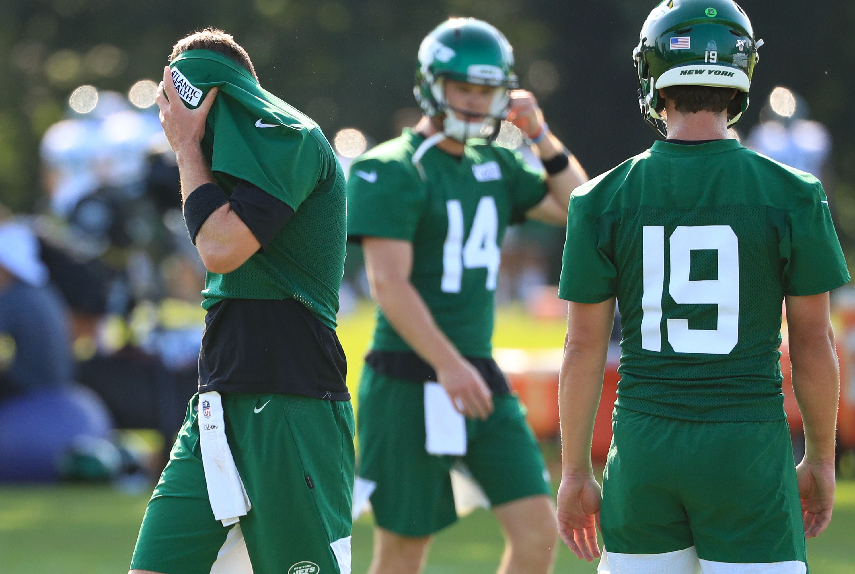 New York Jets QB Sam Darnold is demonstrating offseason leadership