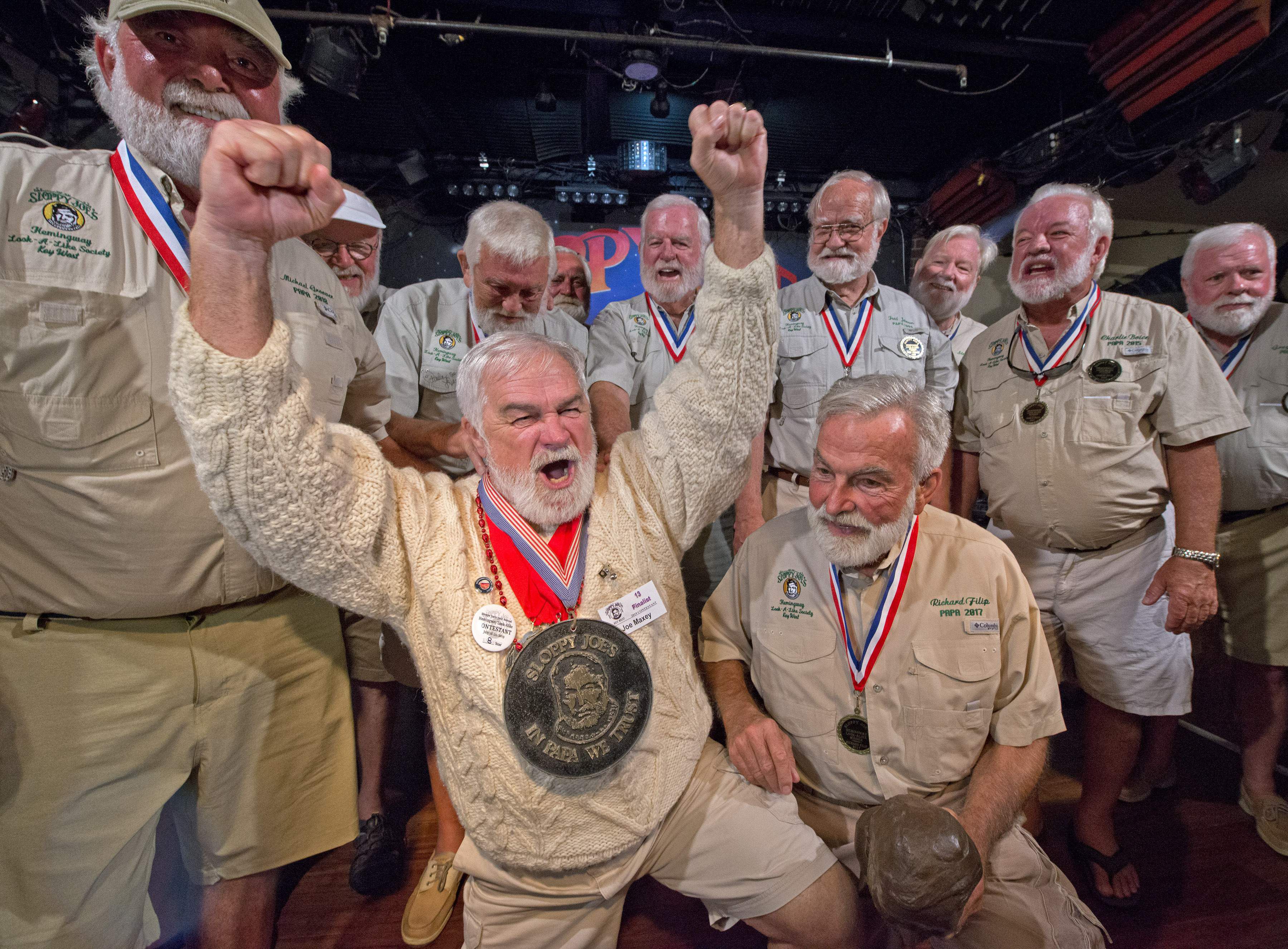 Hemingway look-alike wins Florida contest after 11 attempts