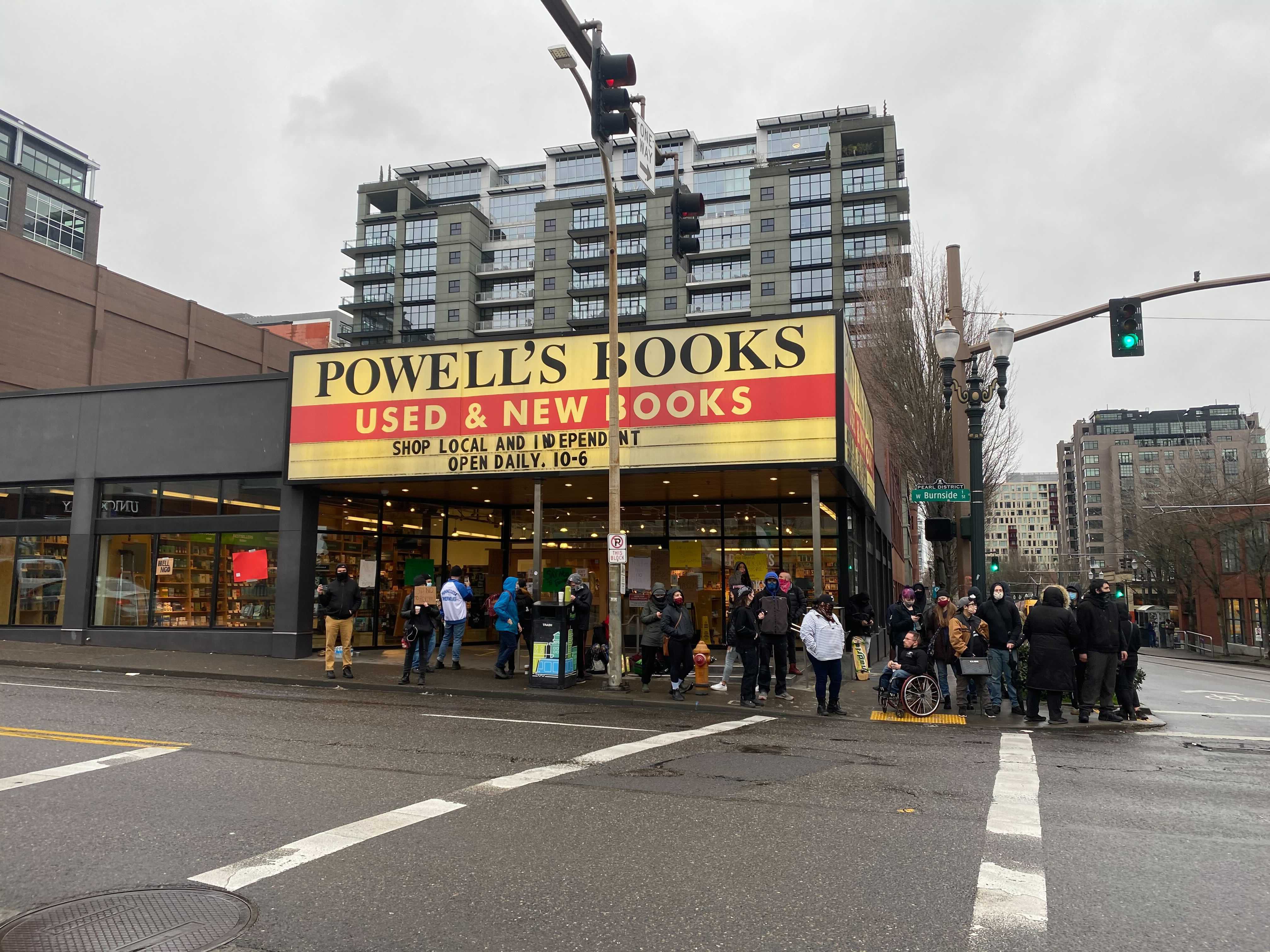 I work at Powell's Books in Portland, Oregon. Please sign our