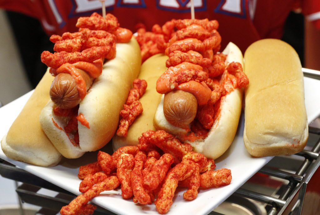 How 2-foot-long hot dogs and other oversized gut-busters became Texas  Rangers traditions