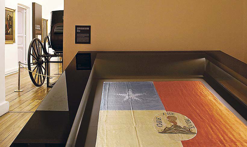 Bandera en Museo Histórico Nacional