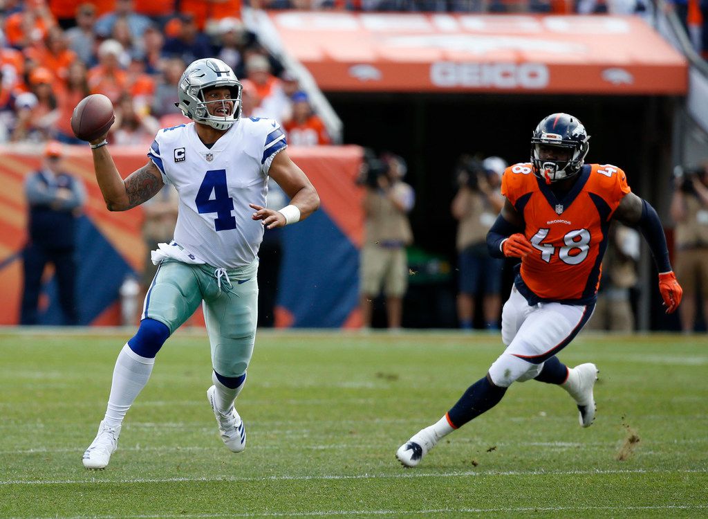 Jason Garrett: Dak Prescott 'doing well' after injuring ankle vs. Broncos