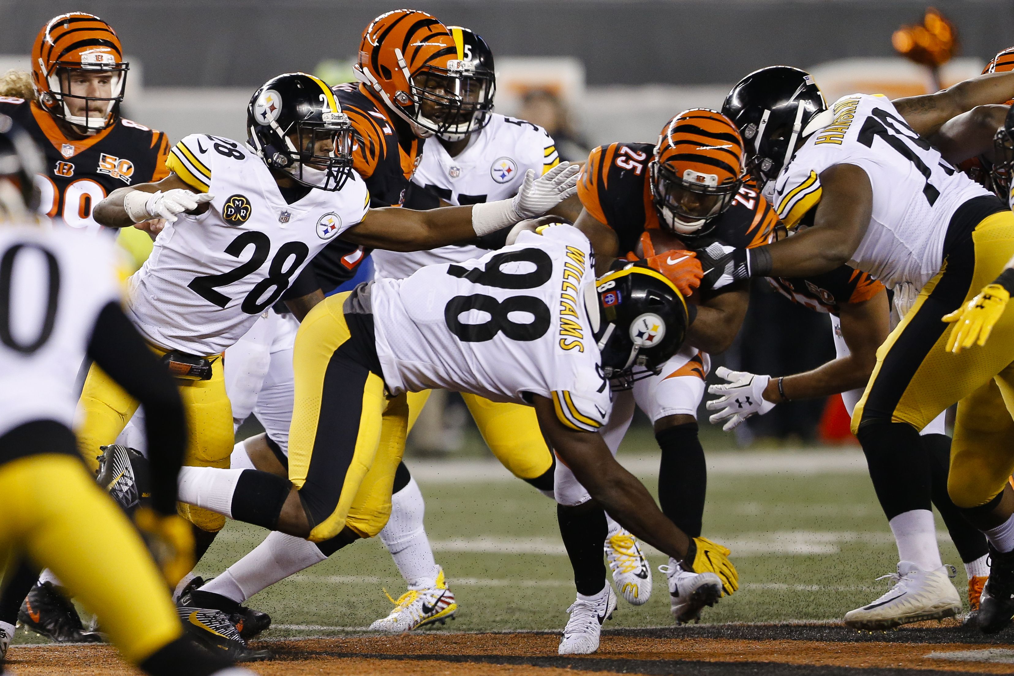 Social media reaction to JuJu Smith-Schuster's hit on Vontaze Burfict and  taunting