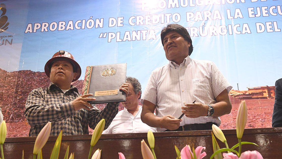 Bolivia impulsa su siderurgia con una inversión de 446 millones de dólares