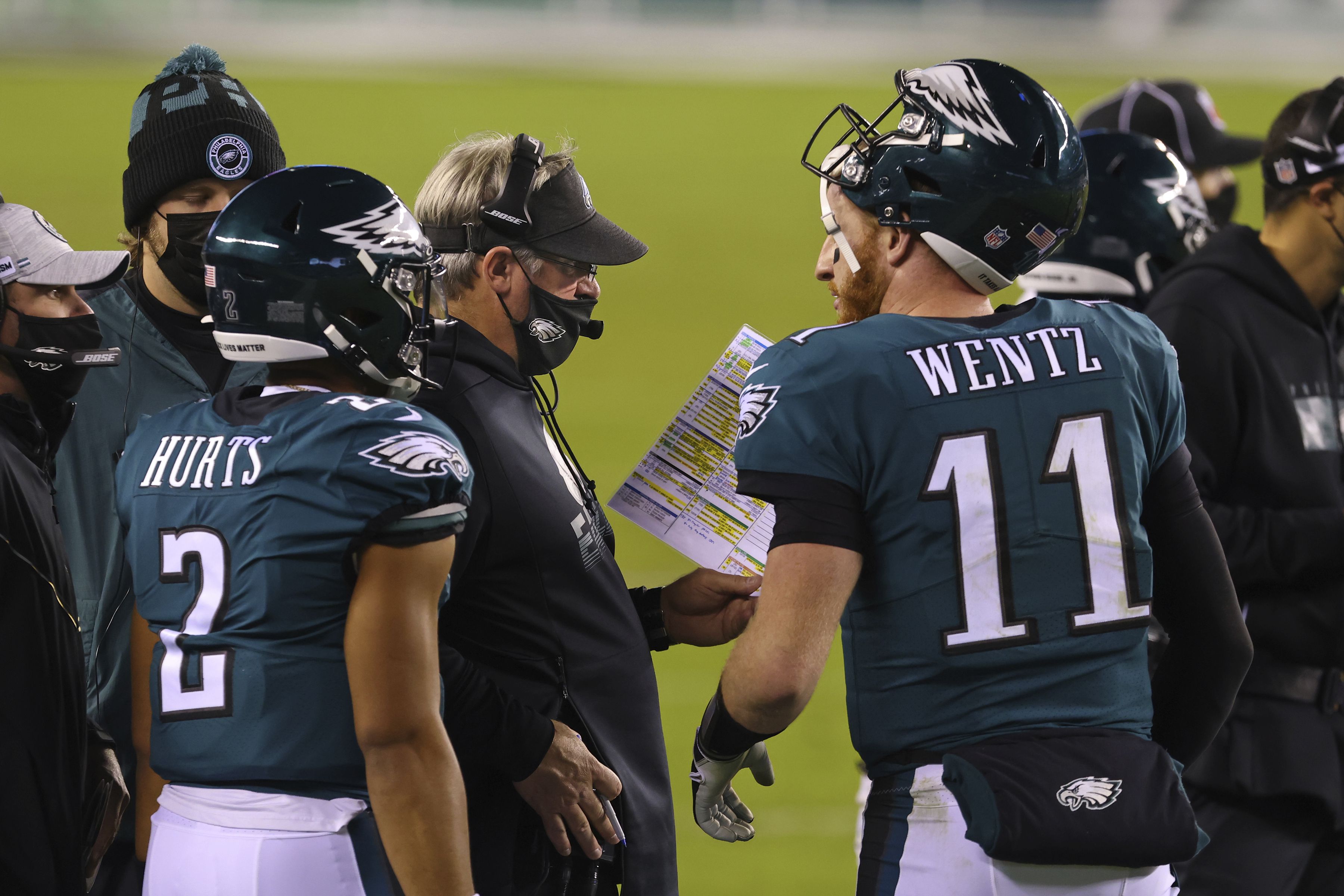 Eagles rewind: Jalen Hurts makes his debut, Carson Wentz's stock falls and  more after Rams loss 