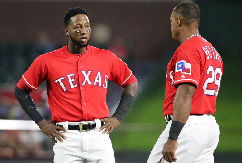 Red Team-Issued Jersey - Elvis Andrus - 10/8/19
