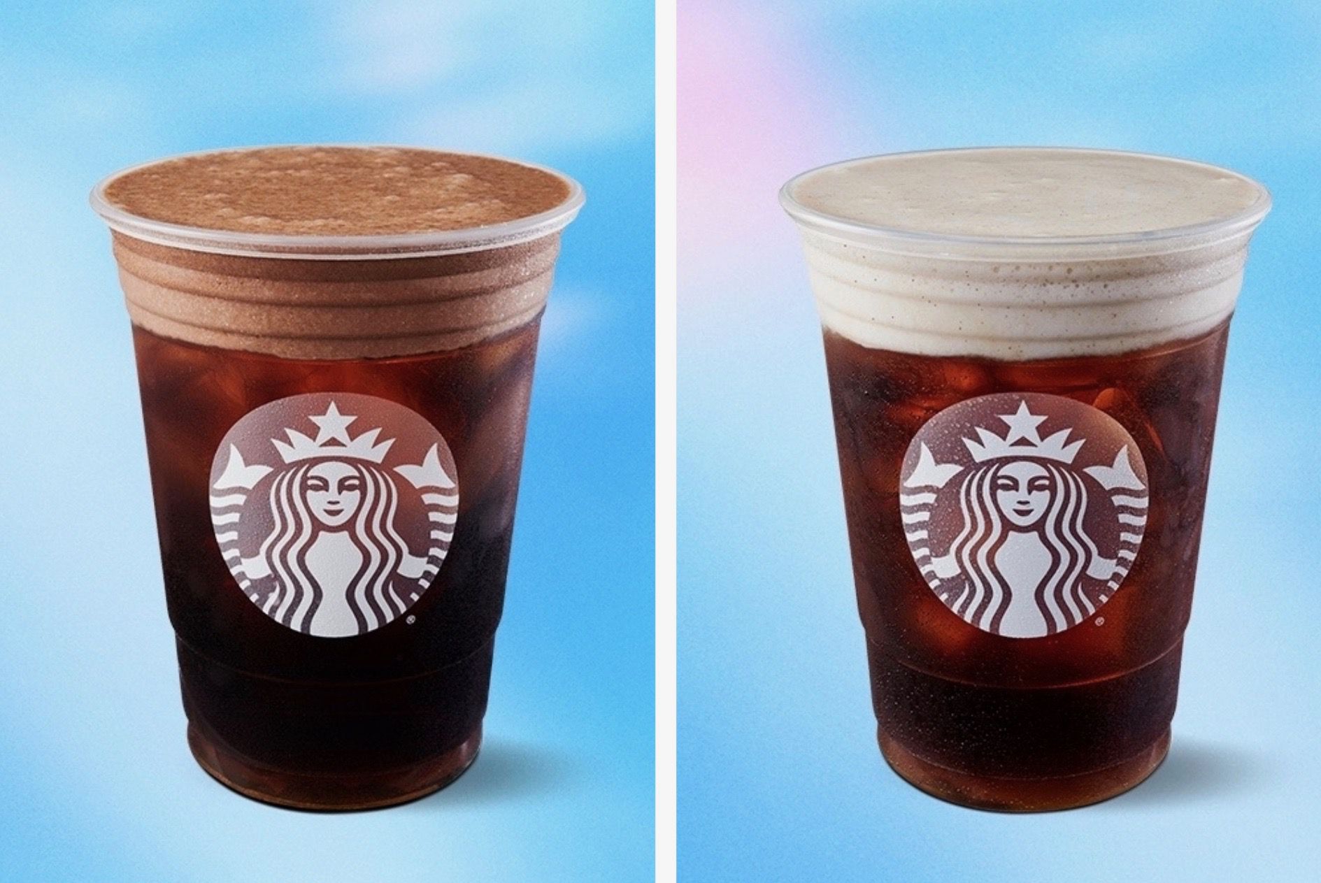Starbucks new cold brews for summer are topped with almond milk foam 