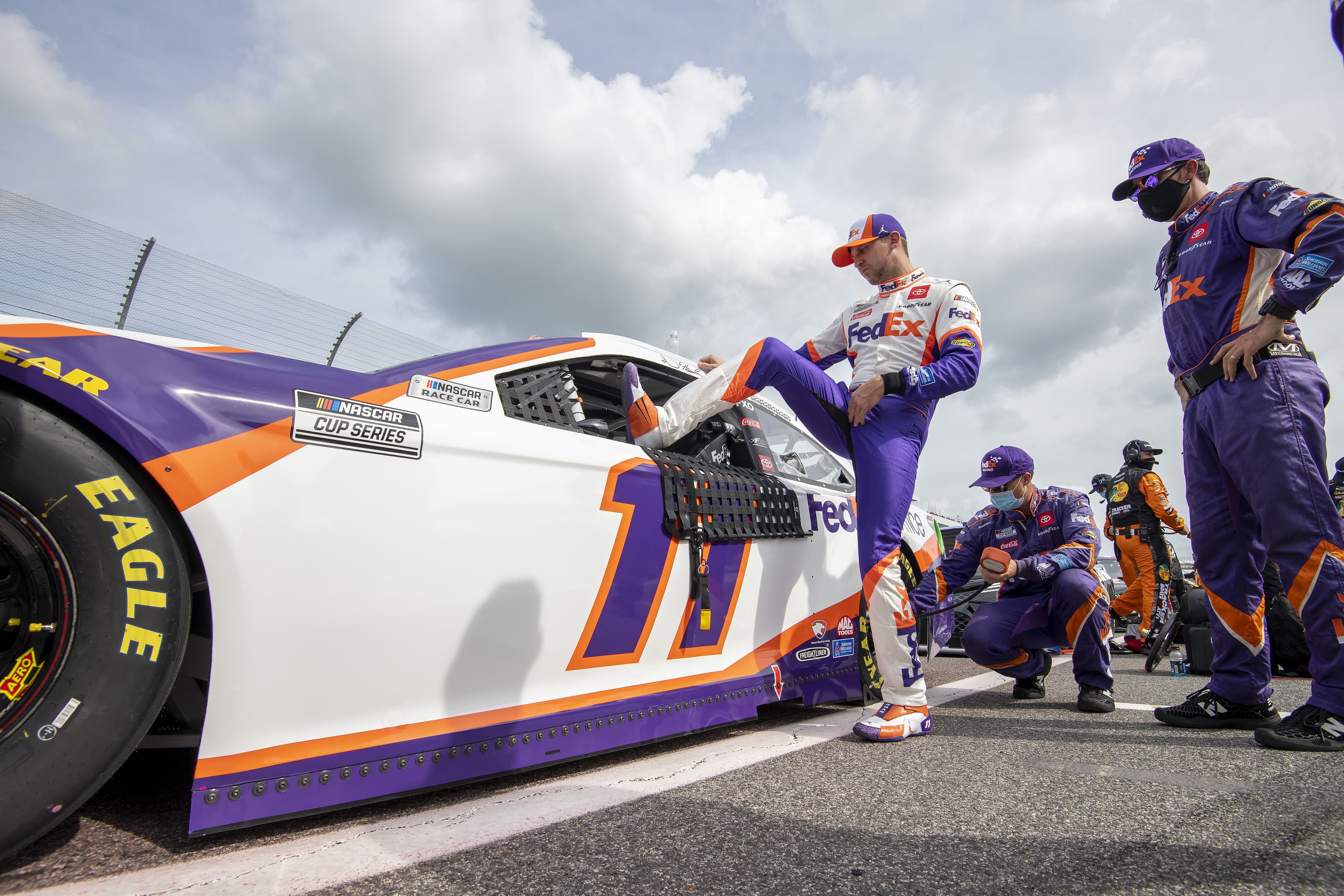 Denny Hamlin gets his record 7th victory at Pocono and 50th of his NASCAR  Cup Series career