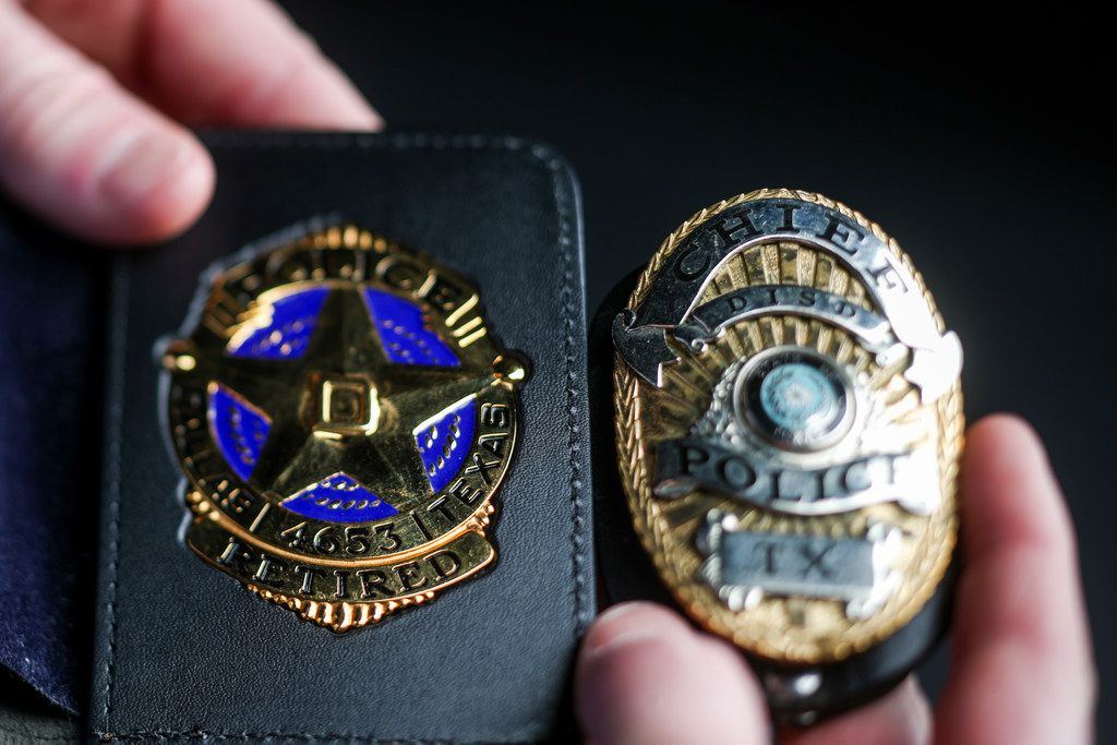 Us Police Badge Dallas Texas 