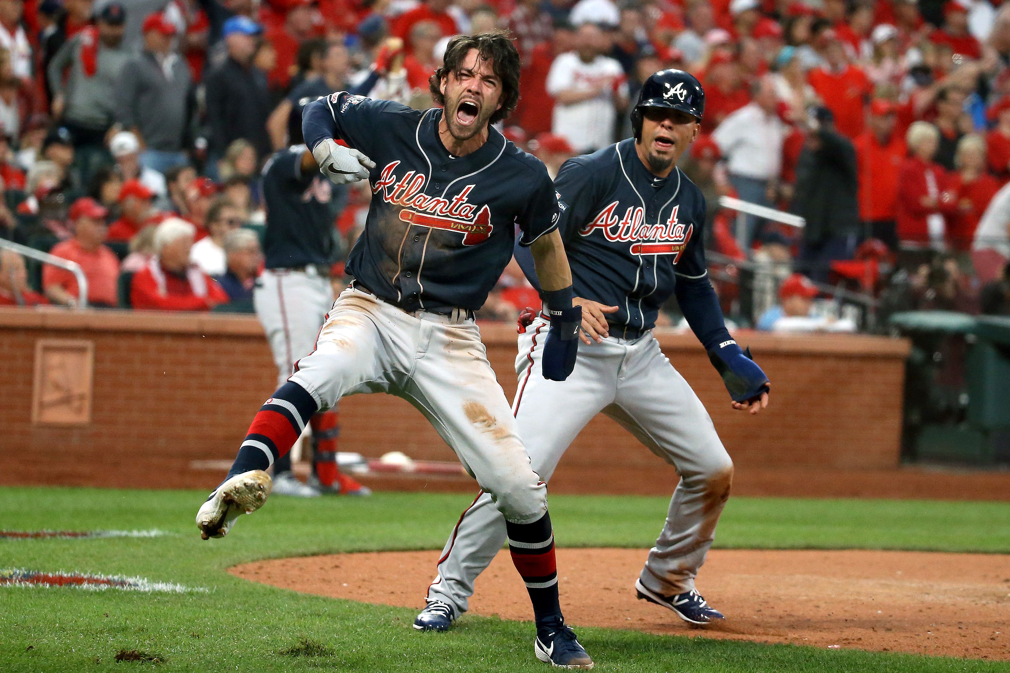 Duvall, Braves rally in ninth to beat Cardinals and take lead in NLDS