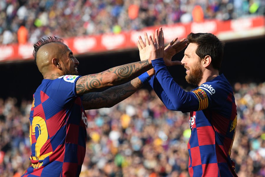 Barcelona, Arturo Vidal, Lionel Messi