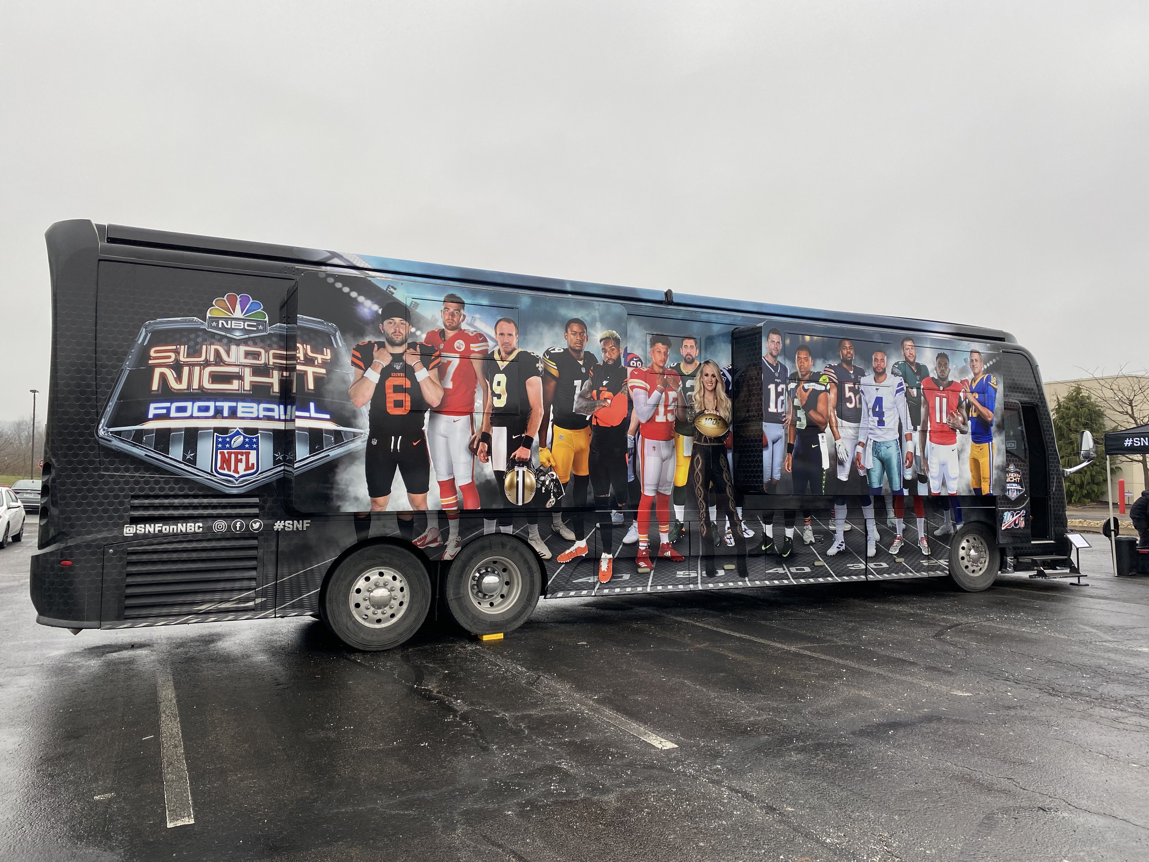 Tour the NBC Sunday Night Football Bus - Follow The Wire