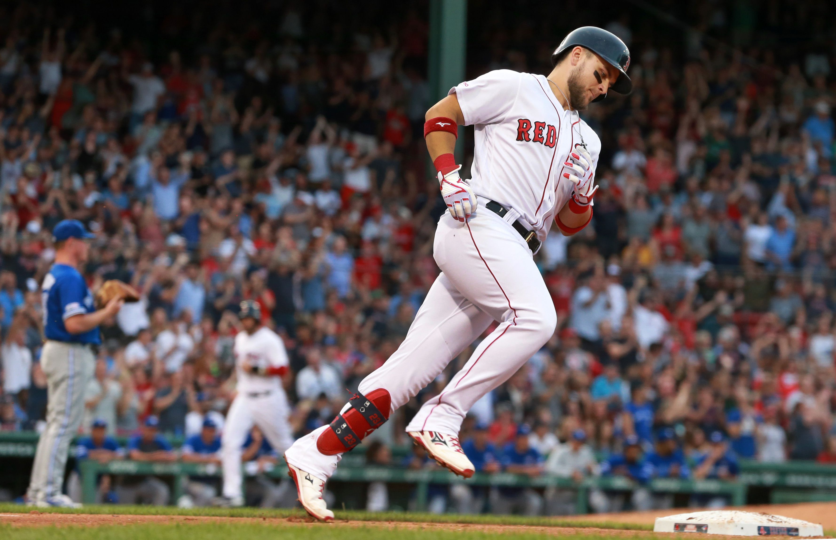 Michael Chavis, Boston Red Sox rookie, hoping Dustin Pedroia