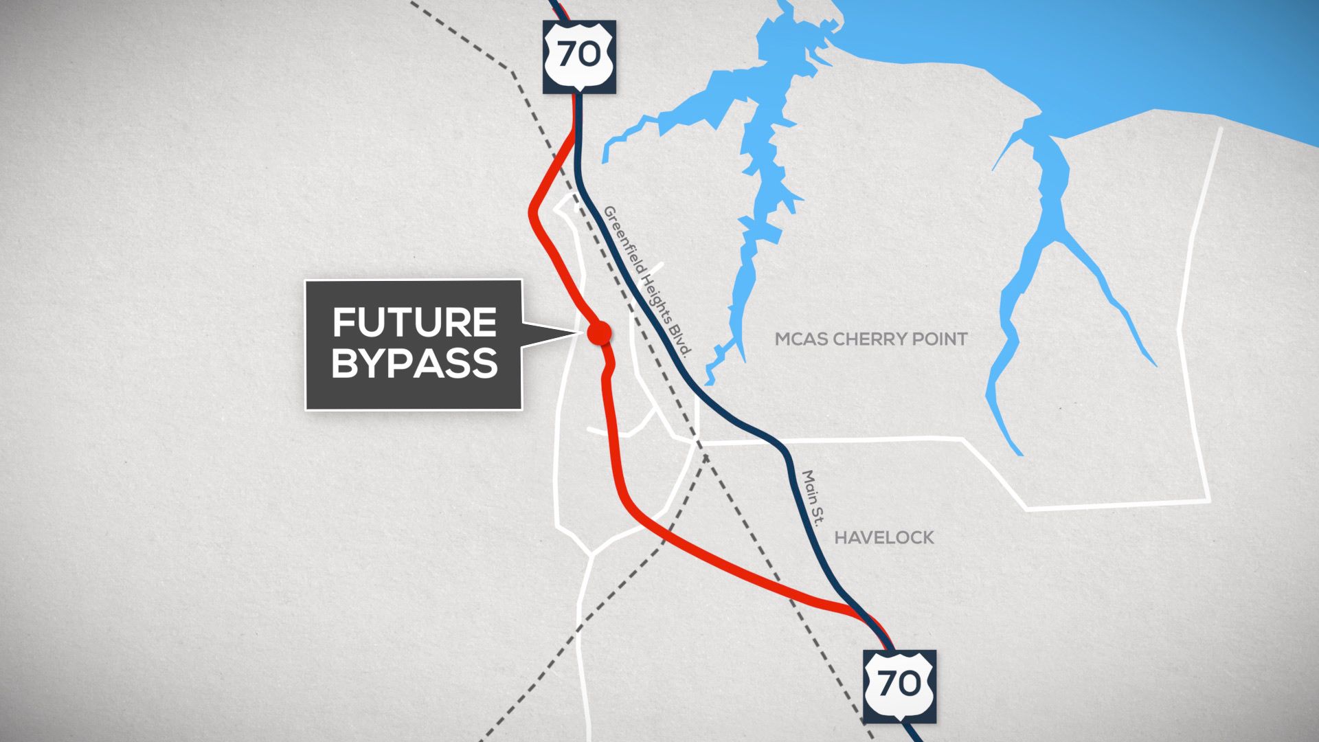 Hwy 70 Nc Map Work Could Begin Soon On Havelock Bypass For U.s. 70