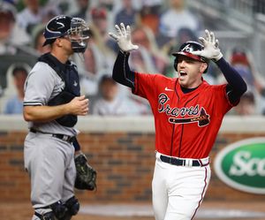 Atlanta Braves - Nick Markakis just tied Babe Ruth in