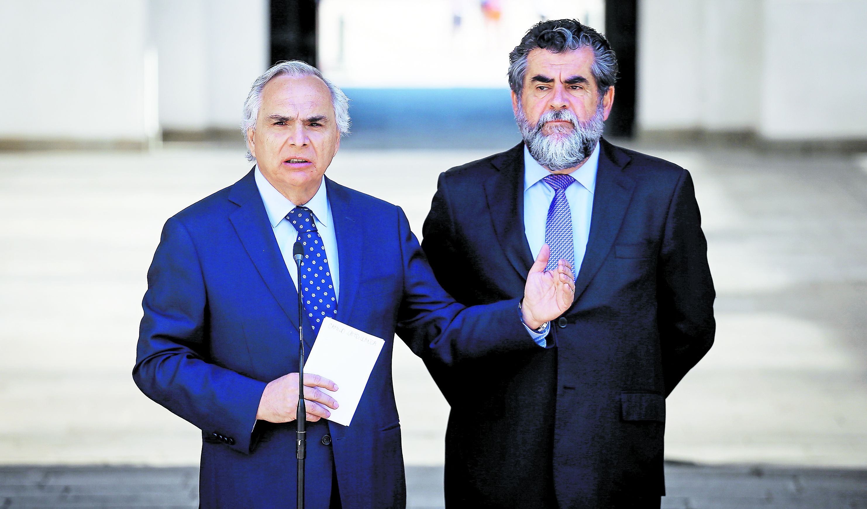 Andrés Chadwick y Rodrigo Ubilla