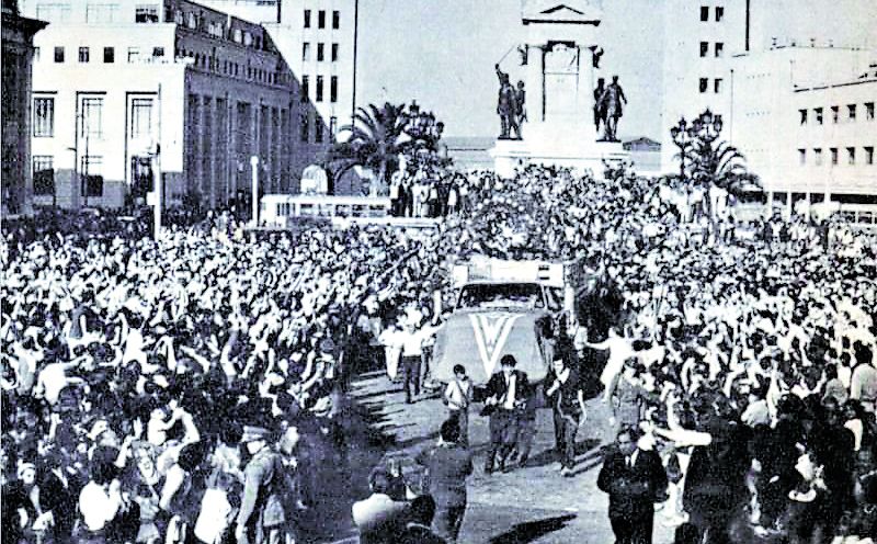 Wanderers histórico en Plaza Sotomayor