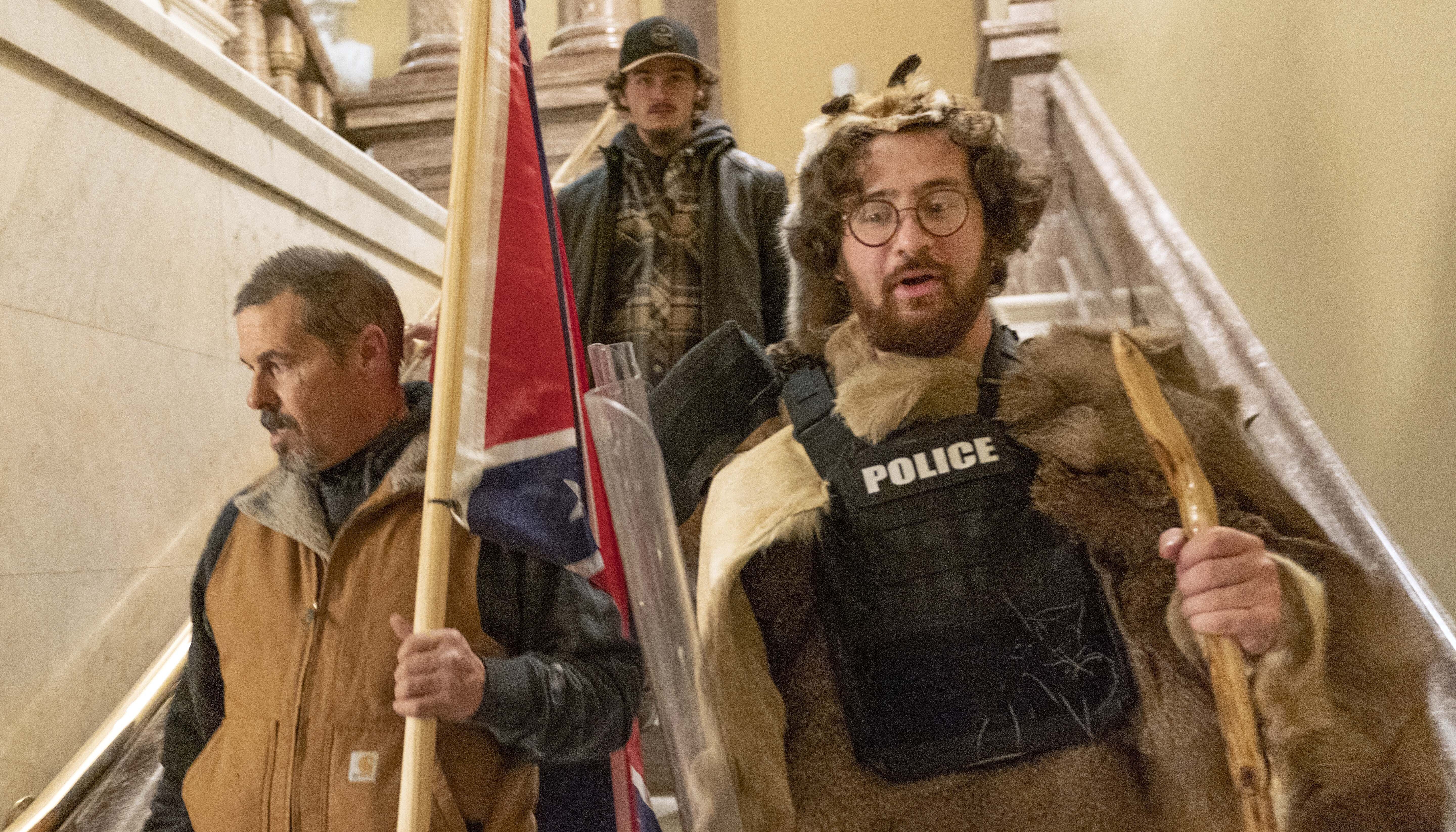 Bison Man for president and other stars of the US Capitol riots