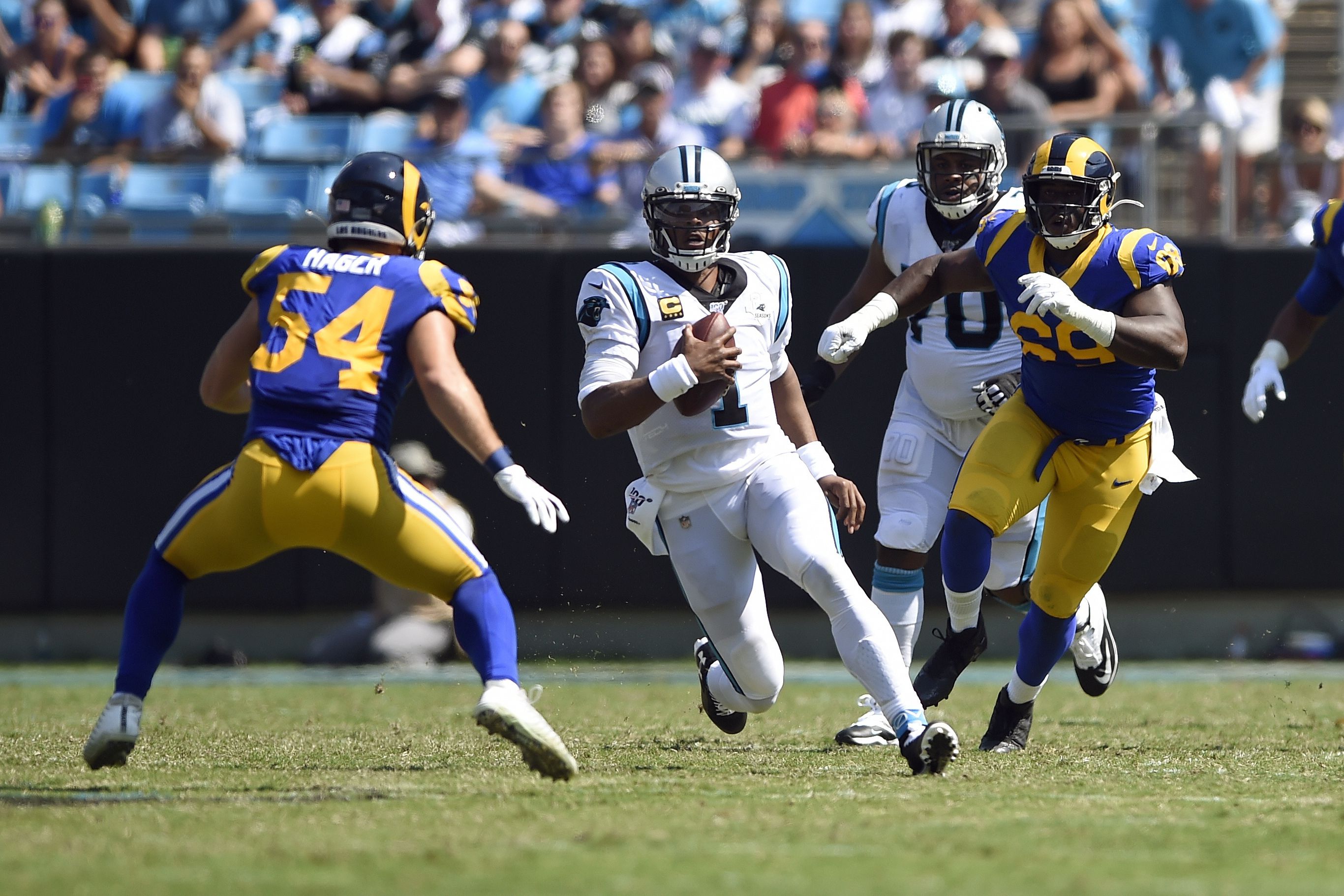 Here's what Cam Newton wore to his first Patriots game - The Boston Globe