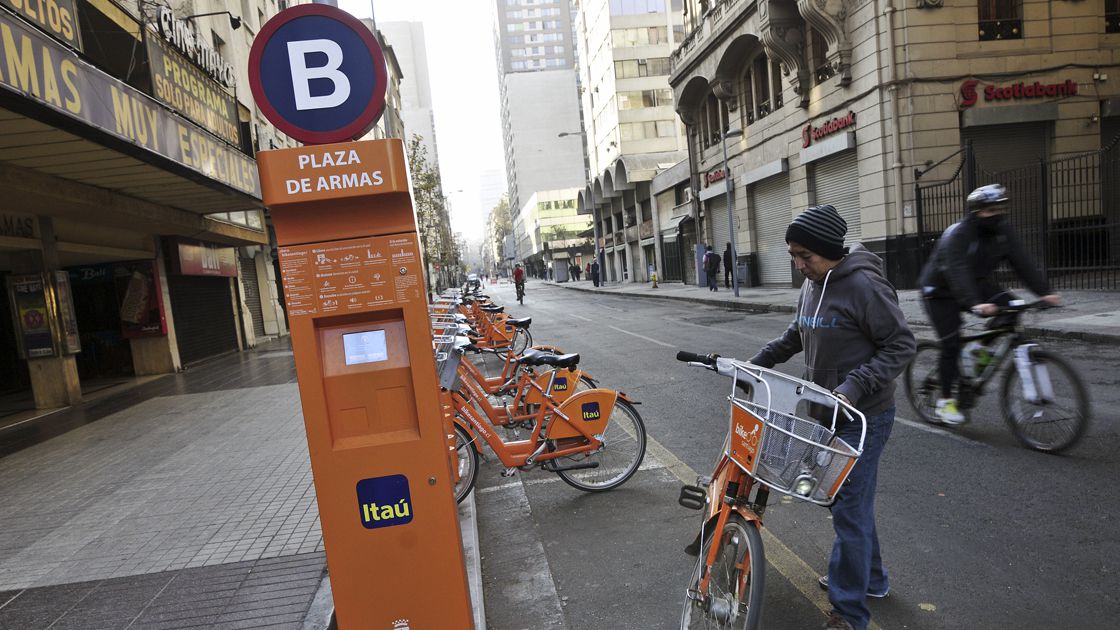 Bicicleteros y ciclovías