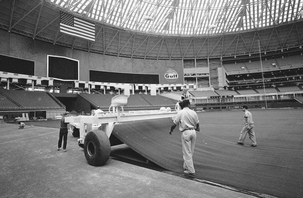 Tropicana Field, home of the Tampa Bay Rays with its new Shaw Sports Turf  Synthetic turf system. 