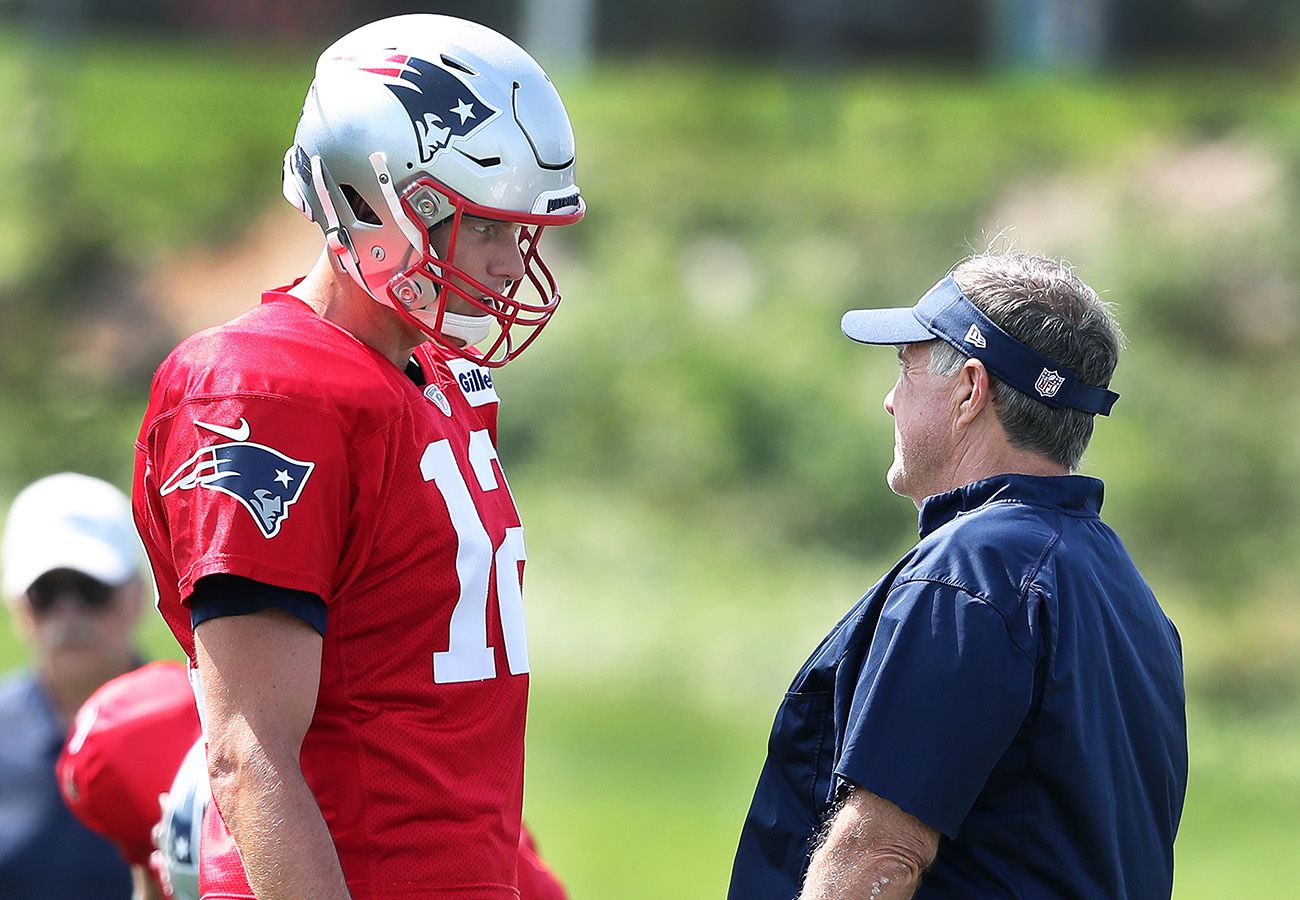 New England Patriots' home fields before Gillette Stadium, mapped