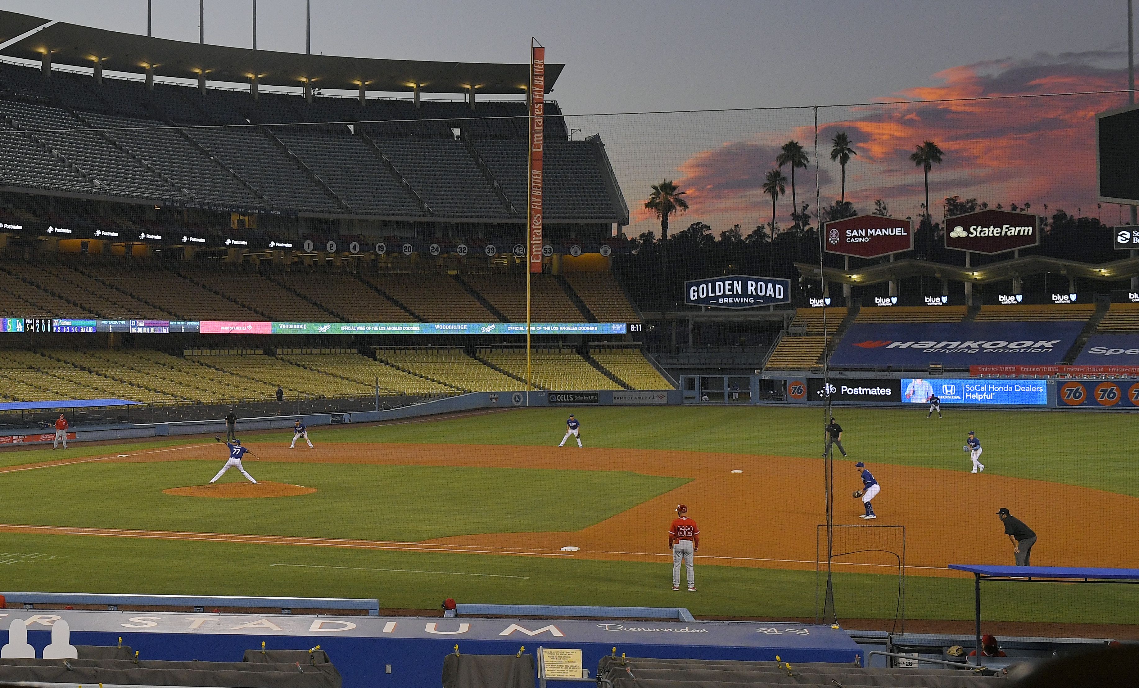 Baseball's back — so is Peanut Man at Dodger Stadium
