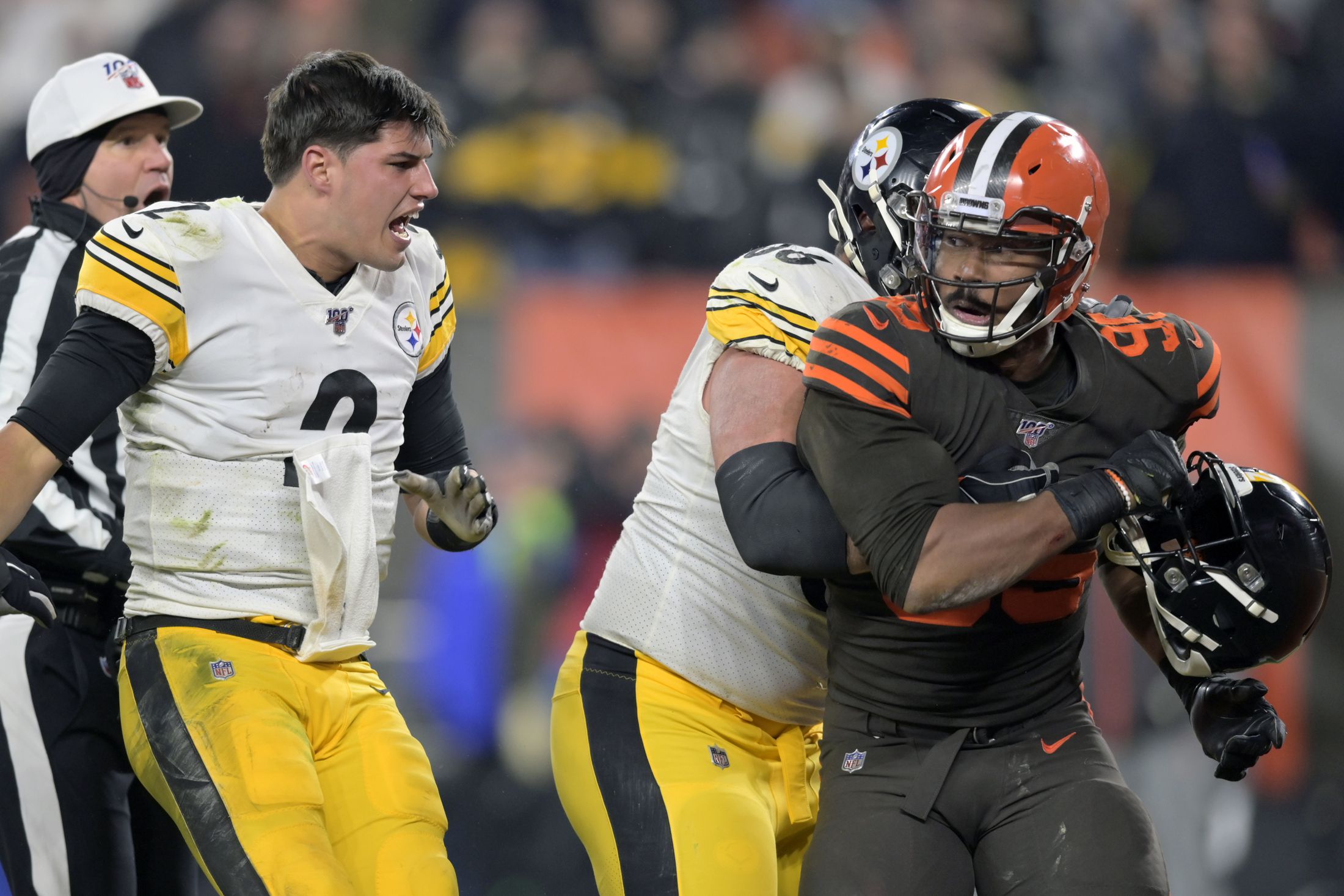 Mason Rudolph and Myles Garrett Appear to Have Made Peace