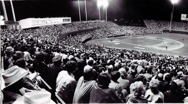 Arlington Stadium, Home of Texas Rangers Baseball in Arlington, Texas  (1972-93)