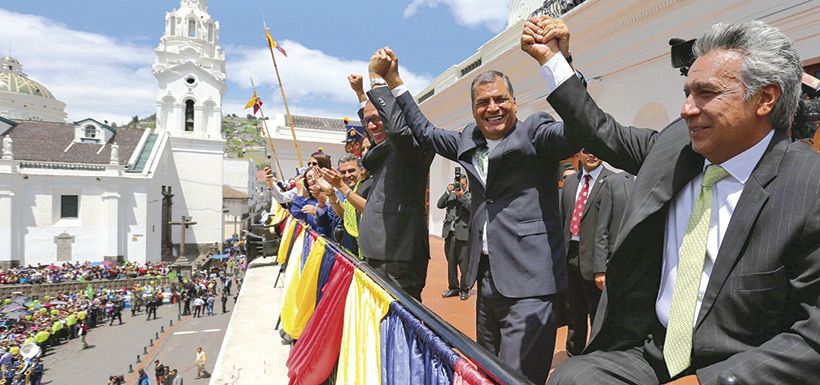 Rafael Correa y Lenin Moreno, ecuador