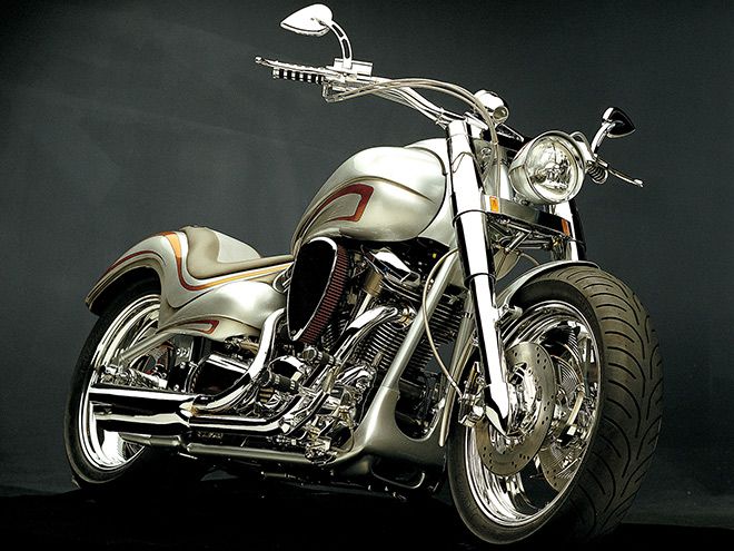 A Custom Yamaha Road Star That Is Shooting For The Stars