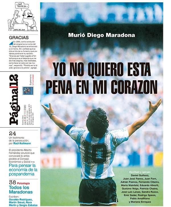 Página 12 Maradona