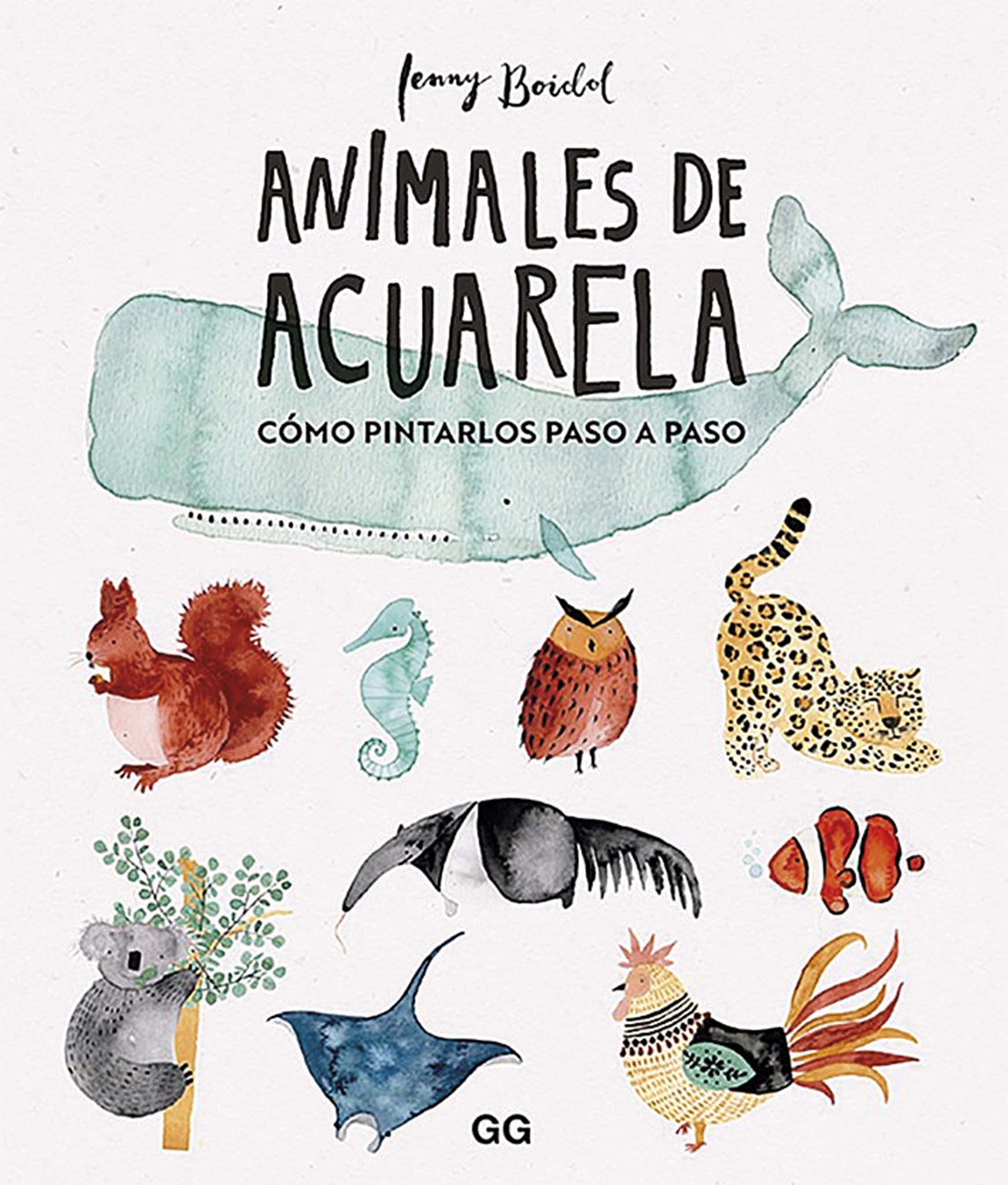 Portada Animales de acuarela