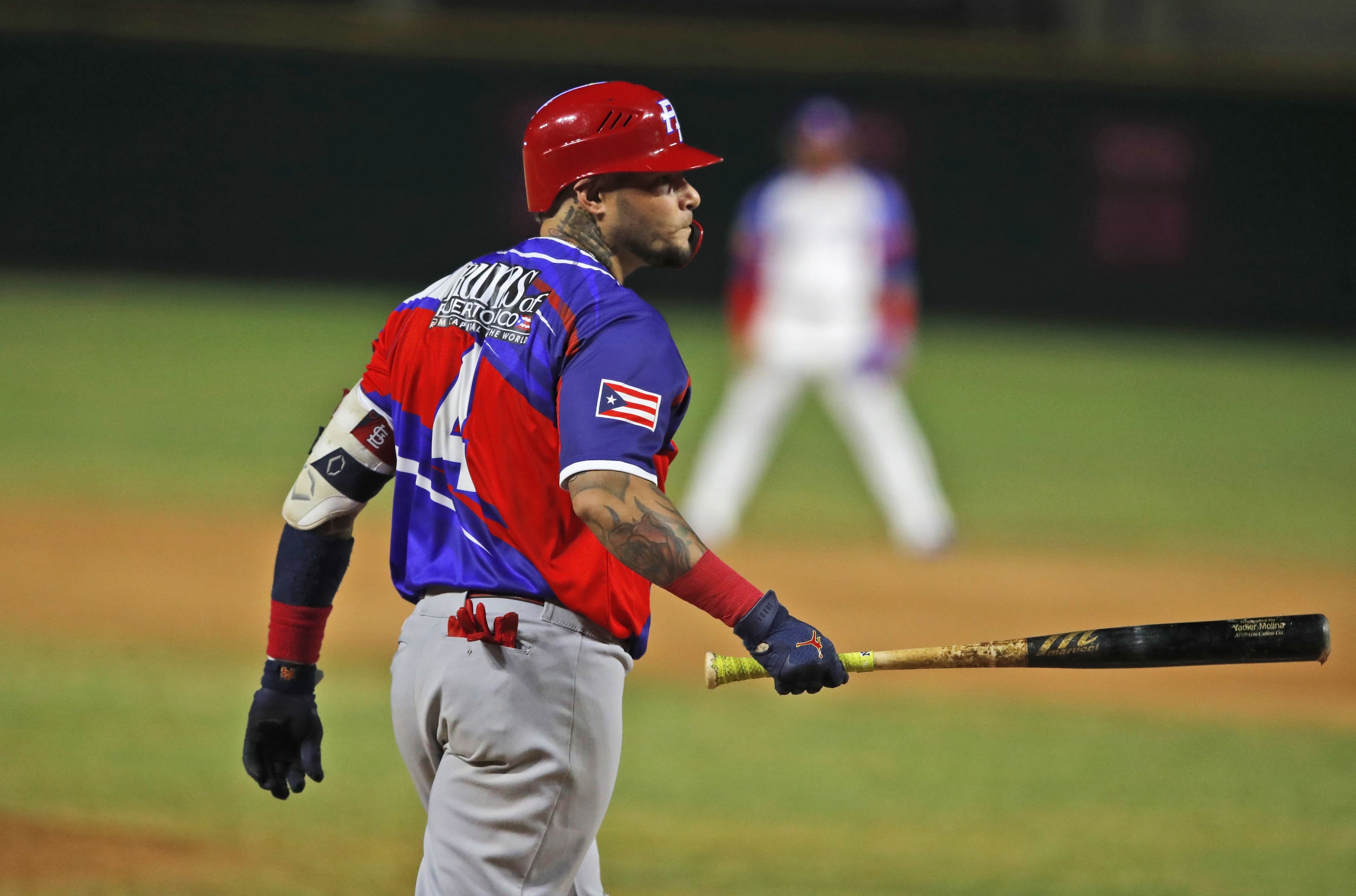 Lids Yadier Molina St. Louis Cardinals Autographed 8 x 10 Dugout  Photograph