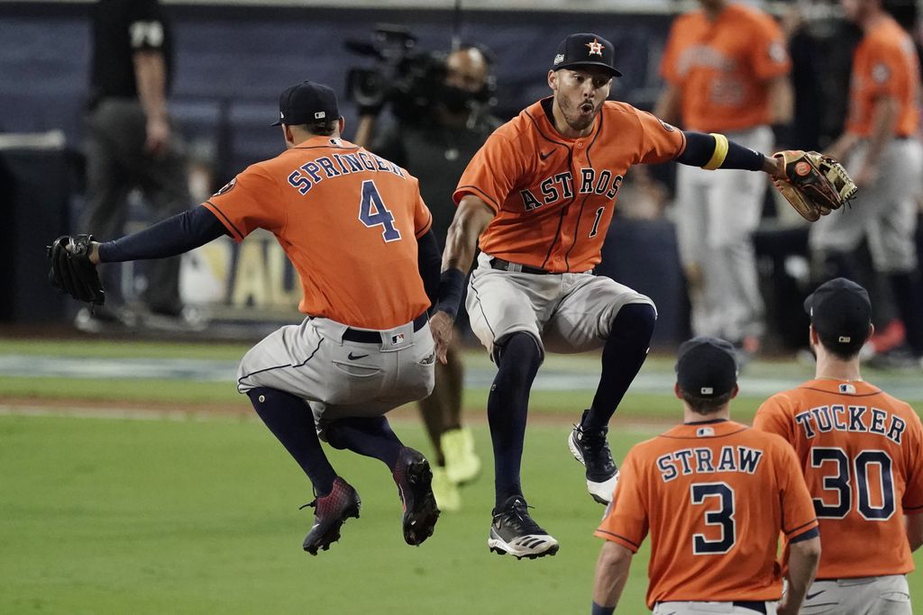 George Springer, Astros beat Rays to force Game 7 in ALCS - Los Angeles  Times